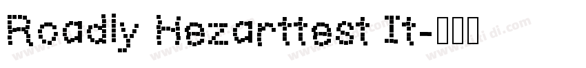Roadly Hezarttest It字体转换